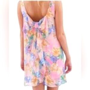 Anthropologie Everly Floral Sleeveless Dress with Back Flowing Bow
Medium